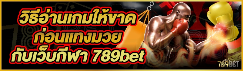 วิธีอ่านเกมให้ขาดก่อนแทงมวยกับเว็บกีฬา 789bet